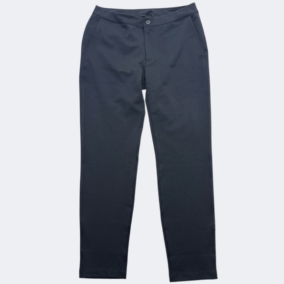 American Giant Pants Womens 8 Black Knit Commuter Chino Stretch Made USA - Picture 1 of 8